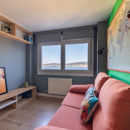 Apartamento Vistas Ria Con Parking Vigo Exteriér fotografie